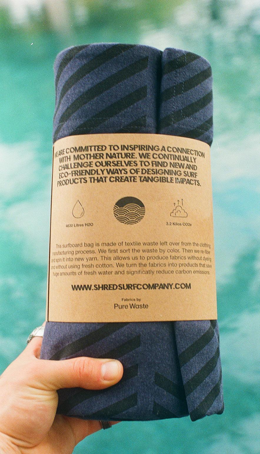VIBRATION 100% Recycled Surfboard Socks | Sustainable Surfboard Covers – SHRED Surf Company